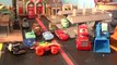 Pixar Cars Lightning McQueen Hydro Wheels with Mack Hydro Wheels, and Rip Clutchgoneski Hydro Wheels