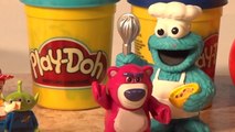 Play Doh Toy Story Surprise Eggs and the Cookie Monster Chef, 7 TS3 Surprise Eggs  lots of fu