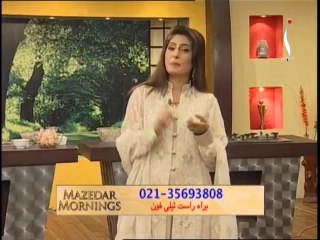 Mazedar Morning with Yasmin Mirza on Indus TV 03-02-14 part 01