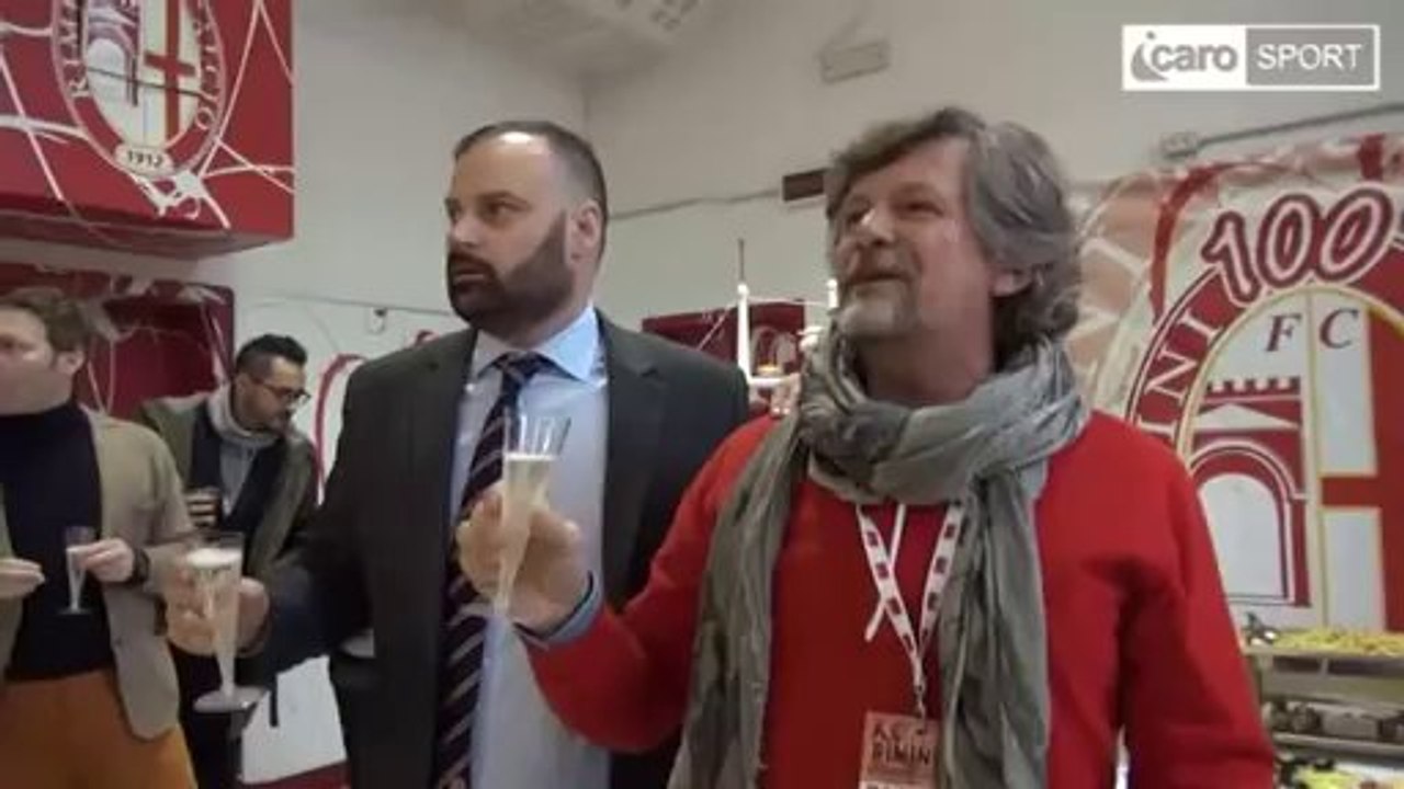 Icaro Sport. Rimini Calcio: il brindisi al nuovo presidente De Meis