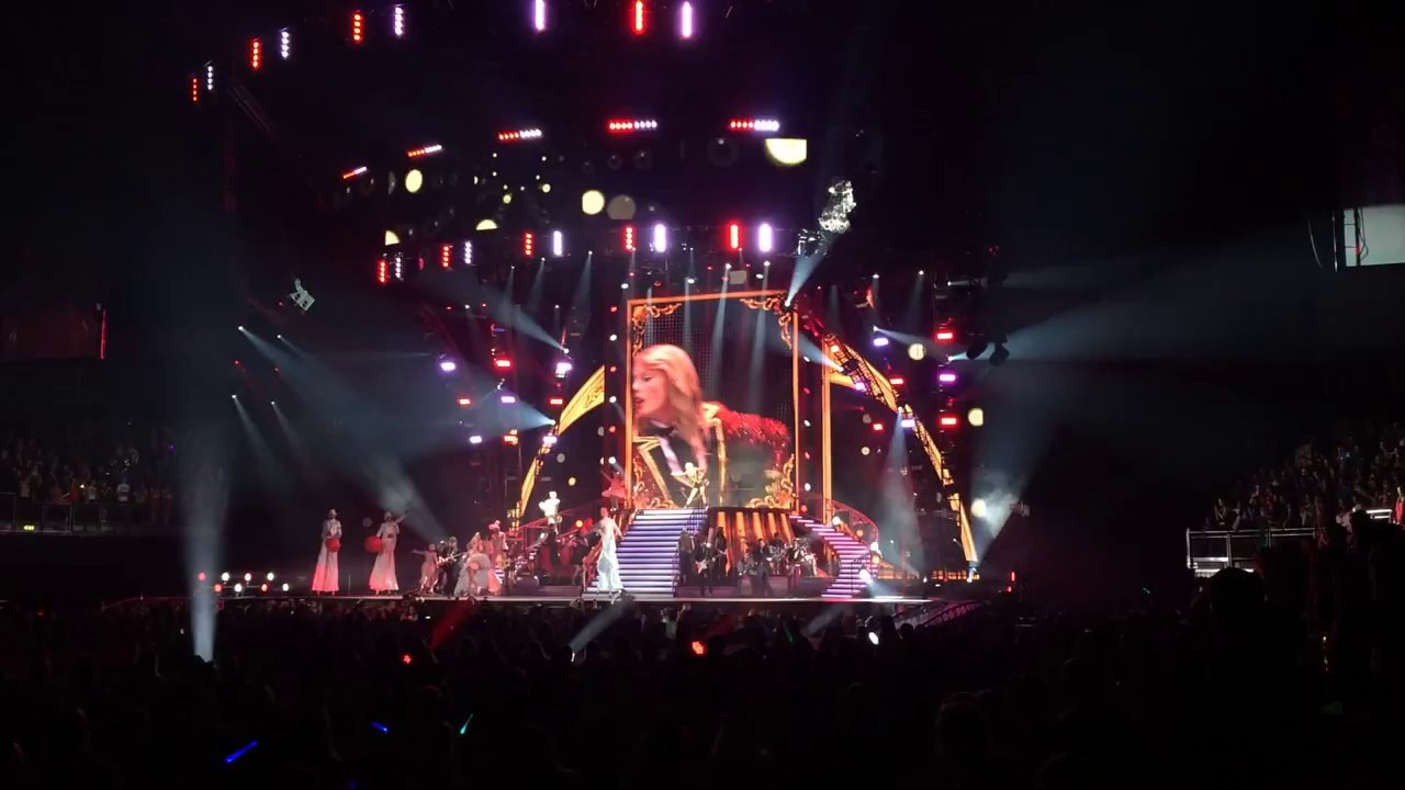 Fan Rushes Stage at Taylor Swift Concert