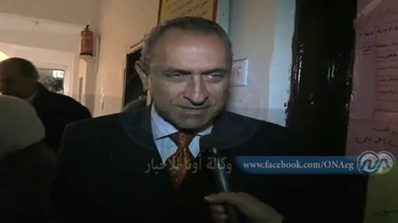 وزير الزراعة يدلي بصوته بمدرسة نبيل الوقاد بمصر الجديدة