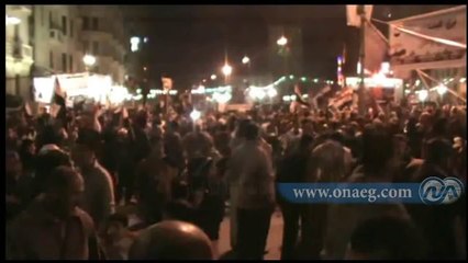 الآلاف من أهالى الدقهلية يحتفلون بذكرى ثورة 25 يناير