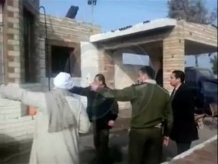 فريق من النيابة العامة ينتقل لمعاينة حادث كمين بنى سويف