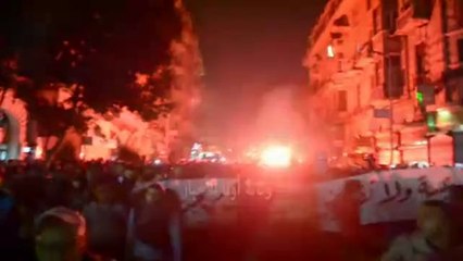 حركة احرار يشعلون الشماريخ بطلعت حرب