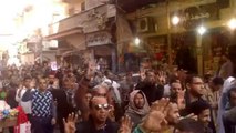 مسيرة للإخوان بالمنيا للتنديد بمحاكمة مرسي