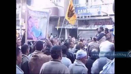 الإخوان يرددون هتافات "أنا مسلم مش هستسلم" ويشعلون النيران في وسط الطريق بقنا