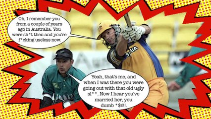 10 Funny Cricket Sledges | Ashes LOLs | Comeback Kings