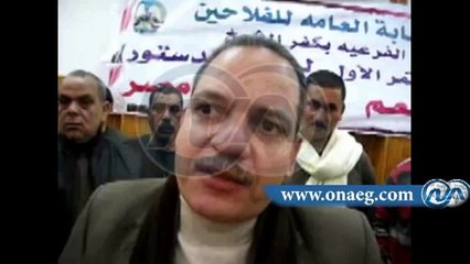 المستشار القانوني للنقابة العامة للفلاحين: الشعب سيقول نعم للدستور