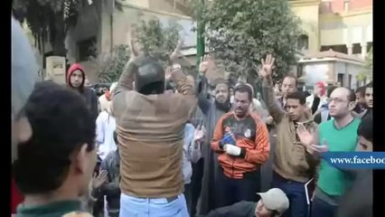الاخوان يهتفون ضد الدستور و السيسي بمسيرة الاستقامة بالجيزة
