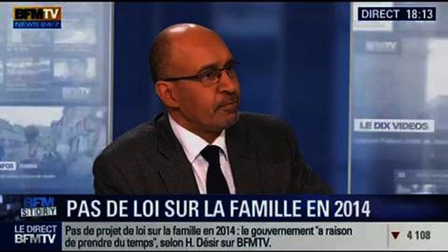 BFM Story: Le gouvernement ne présentera pas de projet de loi sur la famille en 2014 - 03/02