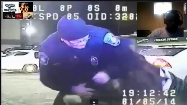 Police Officer punches woman in the face and grabs her hair like a B___H