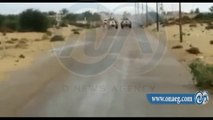 الجيش يفجر سيارة مفخخة حاولت إقتحام معسكر الزهور بسيناء