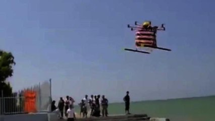 Lifeguard Drone Capable of Making Fast Rescues