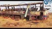 جماعة انصار بيت المقدس تنشر فيديو للحظة تفجير حافلة شهدائنا الجنود بسيناء