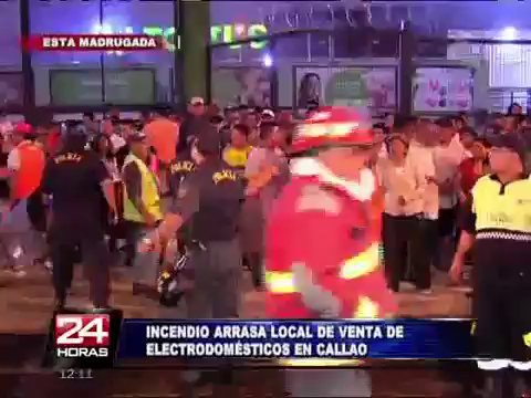 Callao: incendio dejó cuantiosos daños en conocida tienda de electrodomésticos