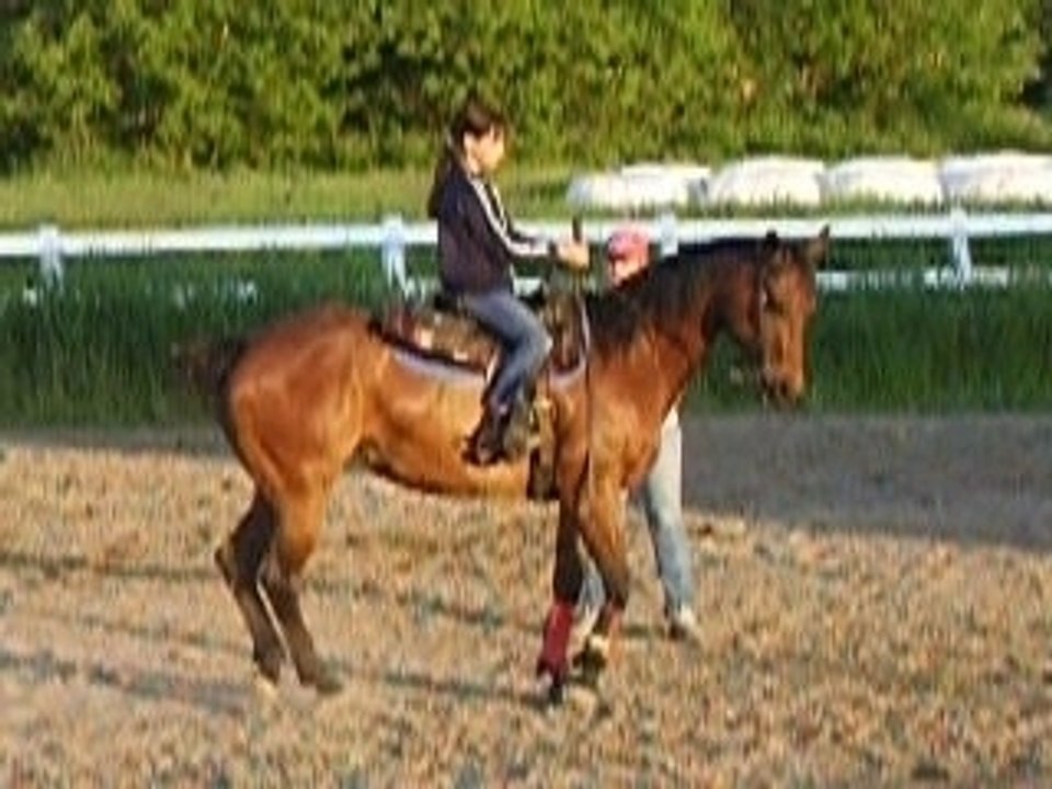 How I ride my horse