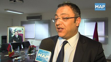 أنيس بيرو يتباحث مع كاتب الدولة لجهة بروكسيل