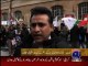 MQM stages protest outside BBC in London against Newsnight report on Dr Imran Farooq murder