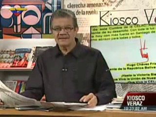 (Vídeo) Kiosco Veraz del día Domingo, 26 de Enero de 2014 (1/2)