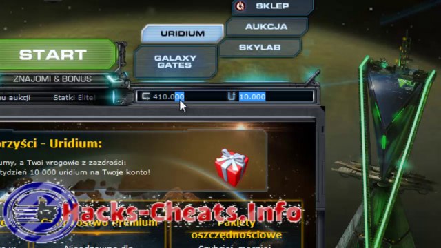 Dark Orbit Reloaded hack for Credit and Uridium