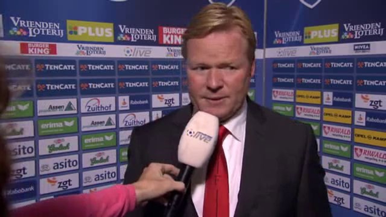 26-08-2012 Ronald Koeman na Heracles Almelo - Feyenoord