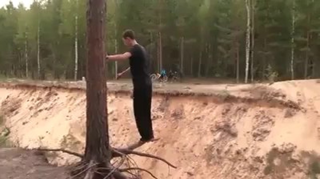 Double Backflip Off Tree Fail