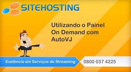 Manual Painel Streaming de vídeo com AutoVJ Playlist