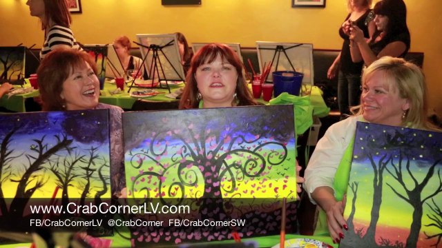 Paint Nite at Crab Corner Southwest | Seafood Restaurants Las Vegas pt. 2