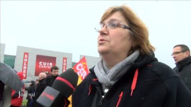 FagorBrandt : Les salariés dans la rue (La Roche-sur-Yon)