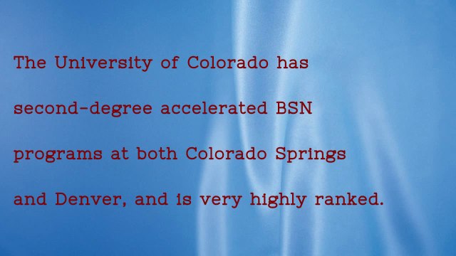 Accelerated Nursing Programs in Colorado