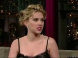 scarlett chez letterman