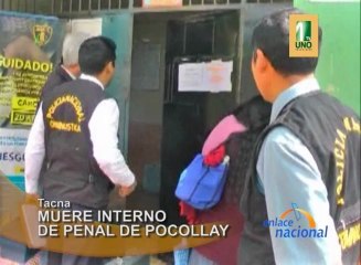 En Tacna, un interno muere durante una confusa gresca con uno de sus compañeros. El hecho se registró en el penal de Pocollay.