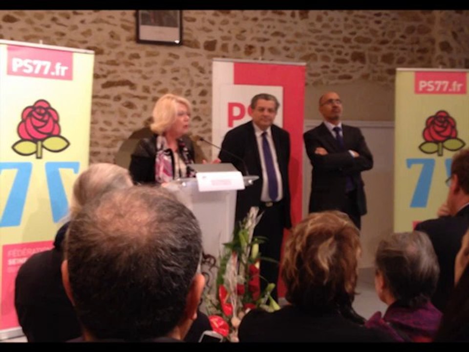 Discours de Monique Delessard aux voeux du PS 77