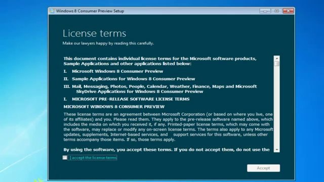 Formatting and Clean Install of Windows 8 Consumer Preview