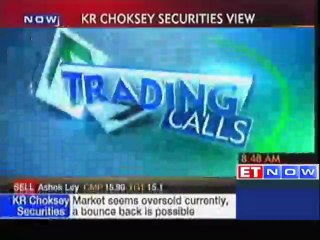 Mkt seems oversold currently: KR Choksey Sec
