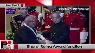 Sonia Gandhi at Bharat Ratna Award function
