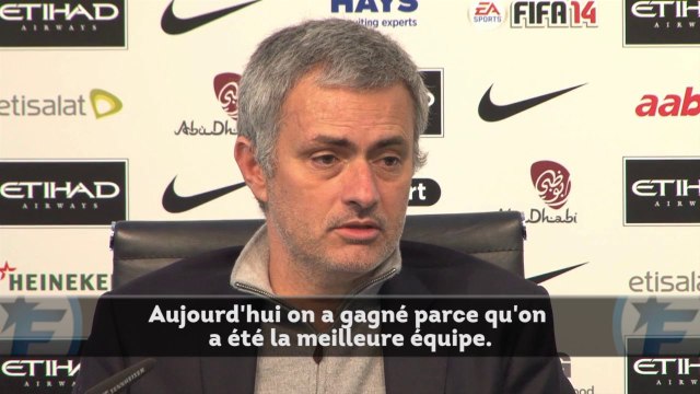 Mourinho : On a été meilleurs que Manchester City
