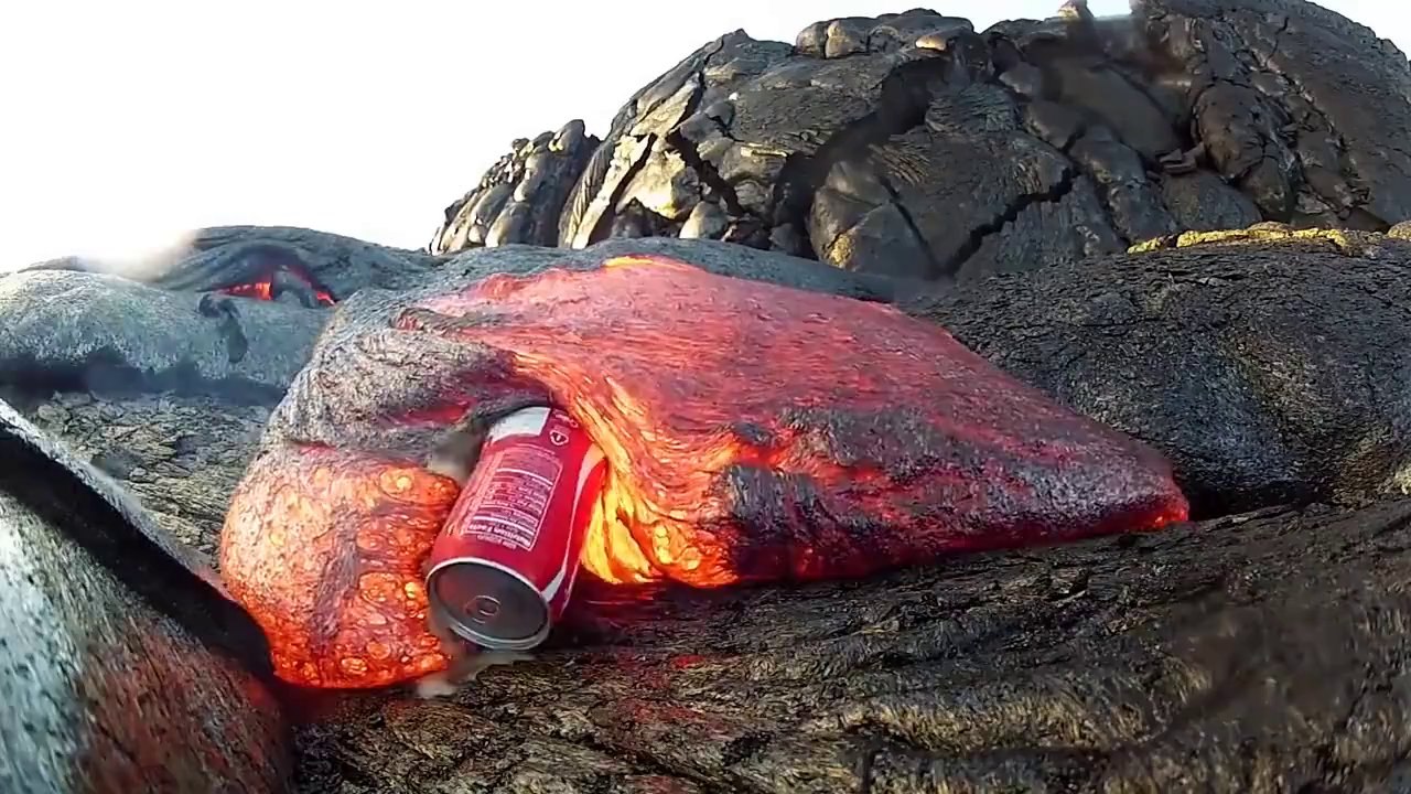 Coke Can Vs Lava
