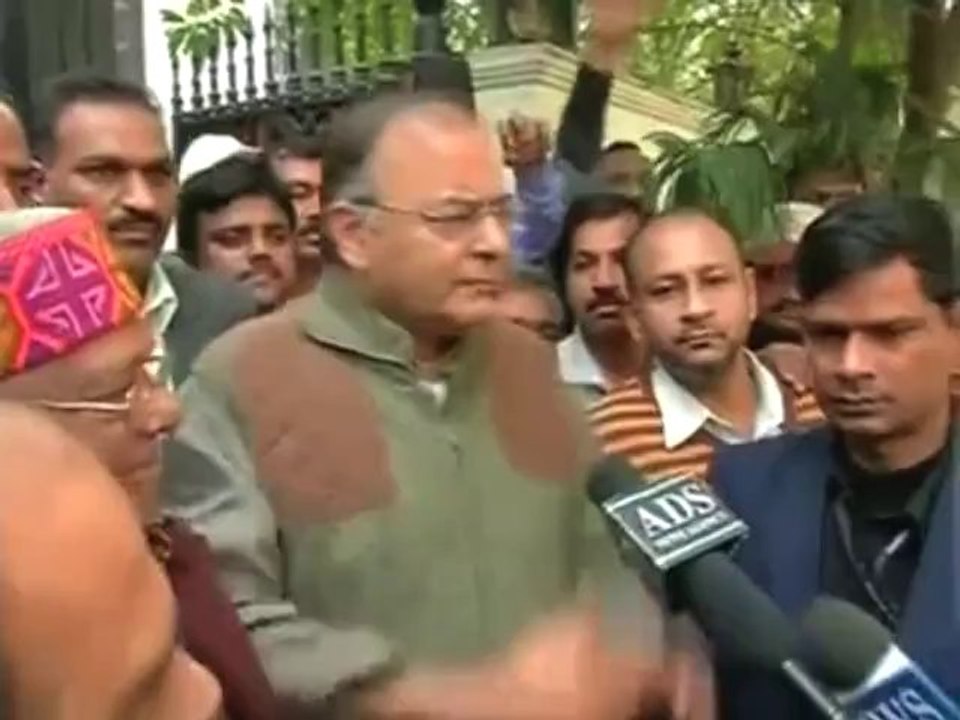 AAP and BJP turn Arun Jaitely’s house battle ground video Dailymotion