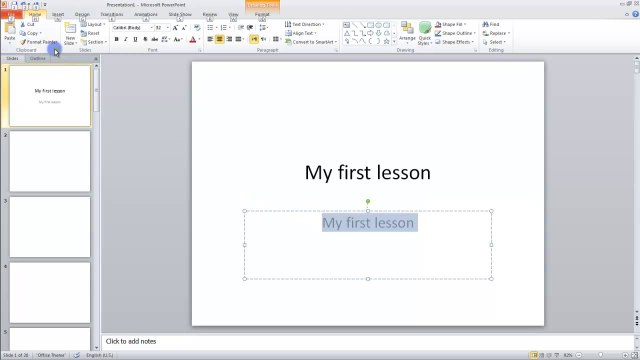 Lesson 01.7 Shortcut Keys - MS PowerPoint Urdu and Hindi language by Microsoft Office Power Point 2010 free online video Training Tutorials
