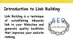 What are the SEO Link Building Techniques