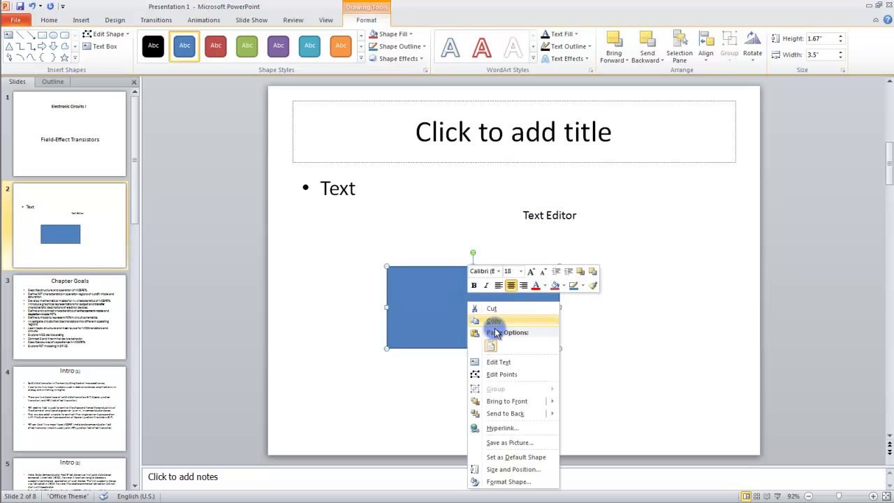 Lesson 04.1 Adding Text to Slides - MS PowerPoint Urdu and Hindi language by Microsoft Office Power Point 2010  free online video Training Tutorials