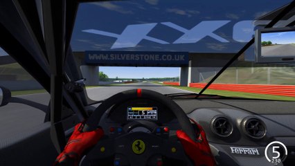 Assetto Corsa Steam Early Access 0.6.2 Ferrari Evo 599xx vs IA at Silverstone 02