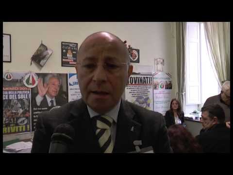 Napoli - Legge elettorale, Bruno (Msi) condanna Berlusconi e Renzi (03.02.14)