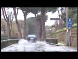 Pozzuoli (NA) - L'esondazione del lago d'Averno (03.02.14)