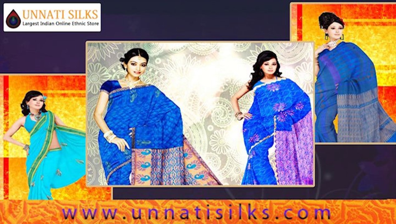 blue sarees