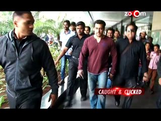 Kick  Salman Khan spotted in his movie look at the airport