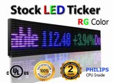 Led Stock Ticker - Digital Stock Ticker - Electronic Stock Ticker - Ticker Display - YouTube
