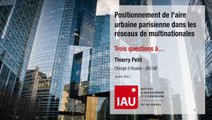 Positionnement de l'aire urbaine parisienne dans les réseaux de multinationales